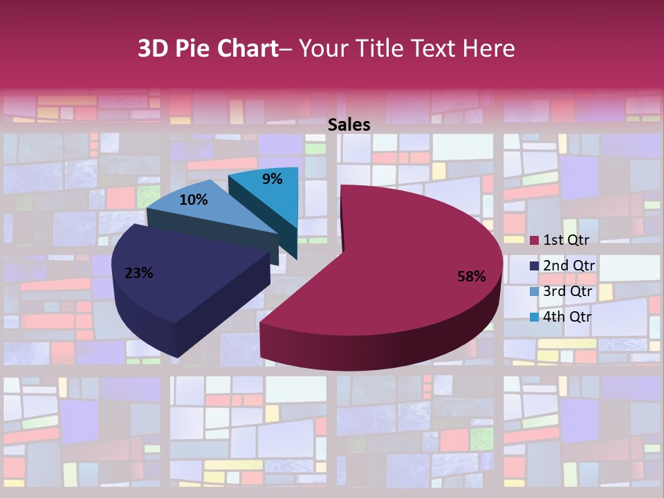 Stained Glass Window Patterns PowerPoint Template