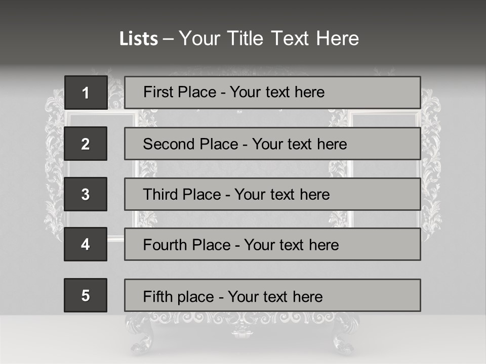 Baroque Furniture PowerPoint Template