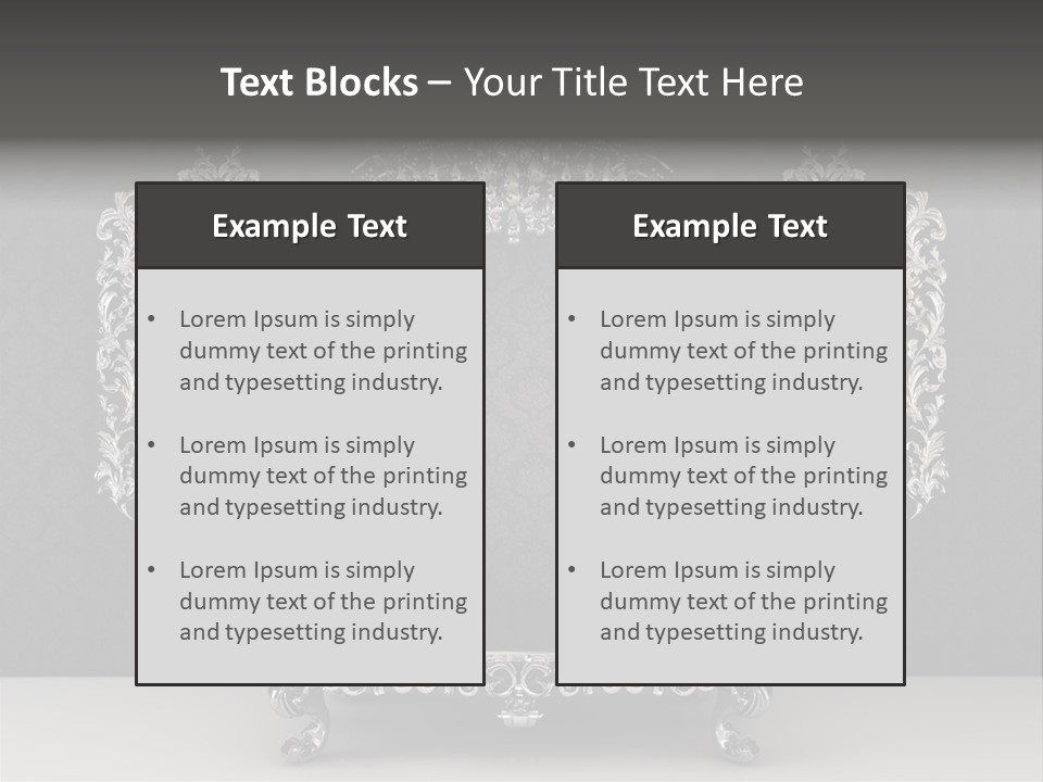 Baroque Furniture PowerPoint Template