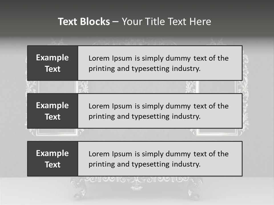 Baroque Furniture PowerPoint Template