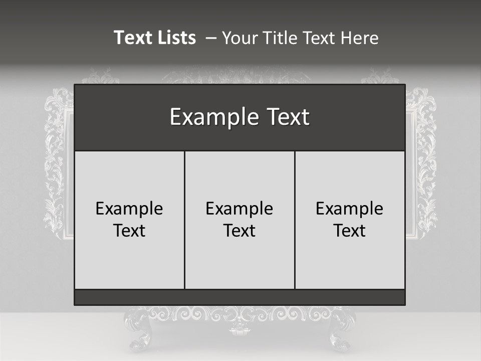 Baroque Furniture PowerPoint Template