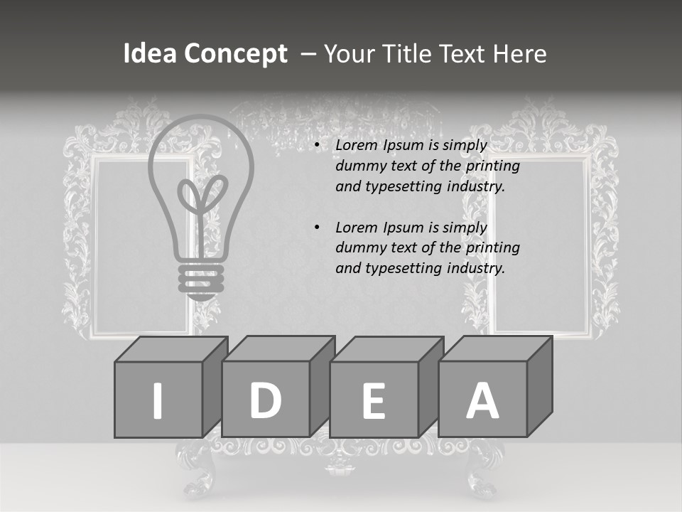 Baroque Furniture PowerPoint Template