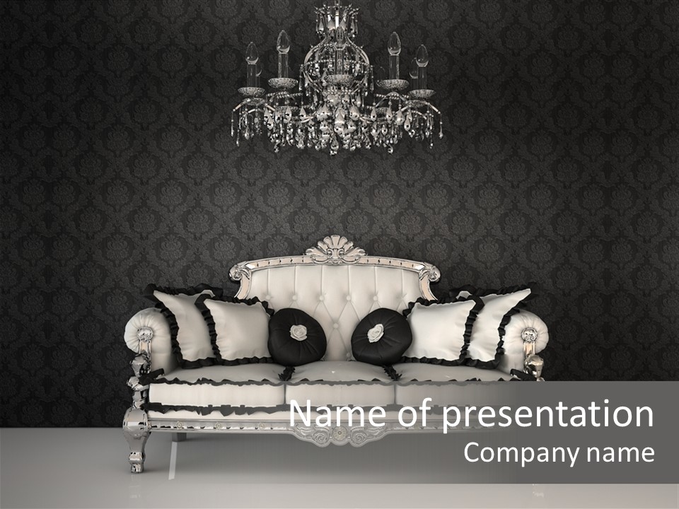 Chandelier PowerPoint Template