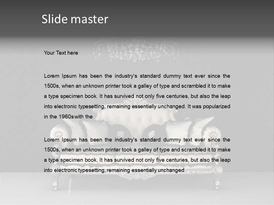 Chandelier PowerPoint Template