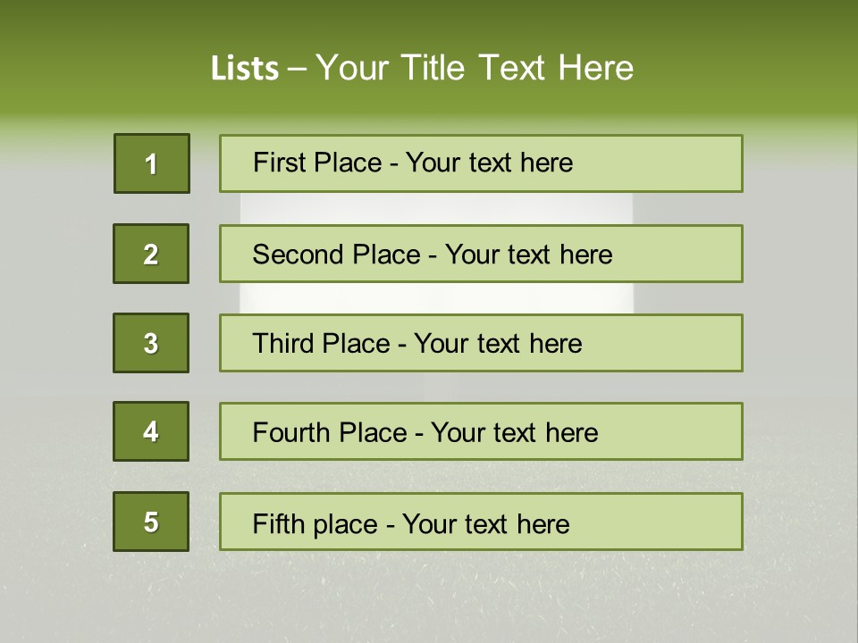Night Grass PowerPoint Template