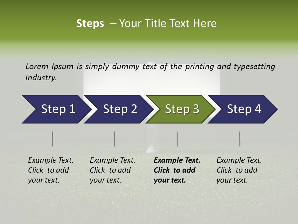 Night Grass PowerPoint Template