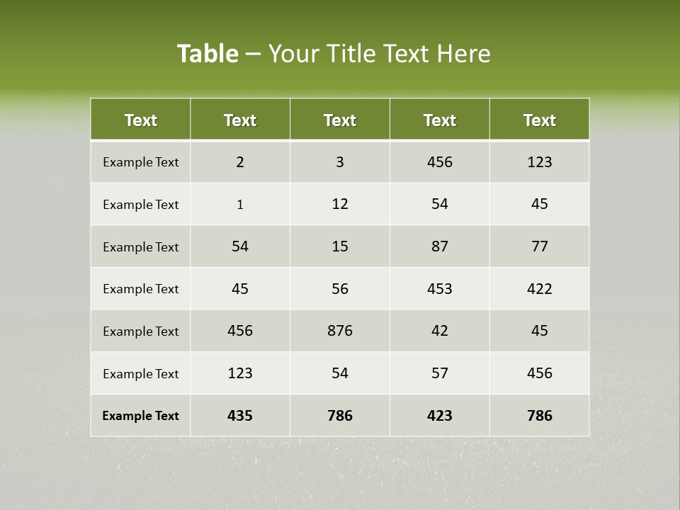 Night Grass PowerPoint Template