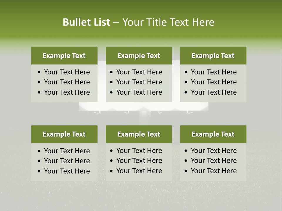 Night Grass PowerPoint Template
