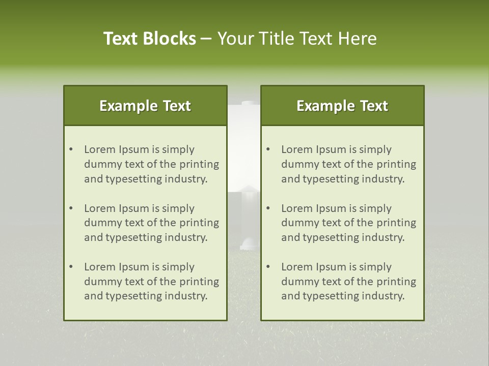 Night Grass PowerPoint Template