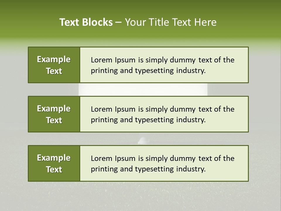 Night Grass PowerPoint Template