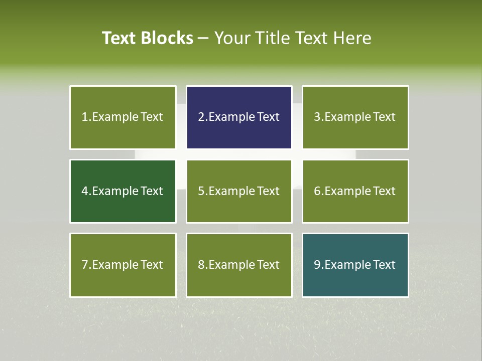 Night Grass PowerPoint Template