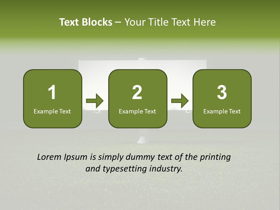 Night Grass PowerPoint Template
