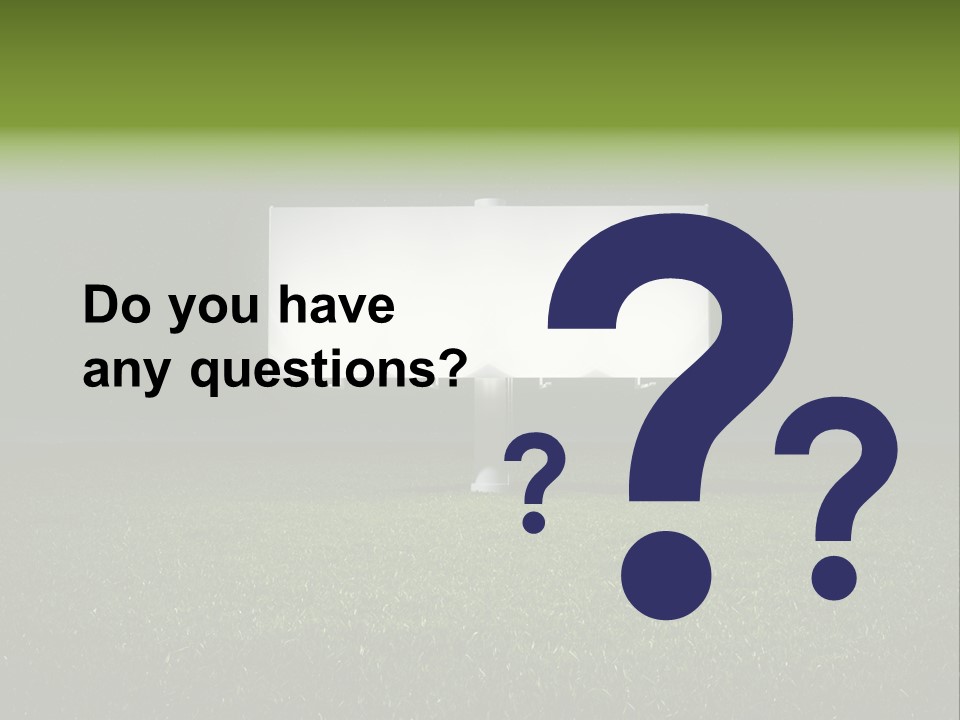 Night Grass PowerPoint Template