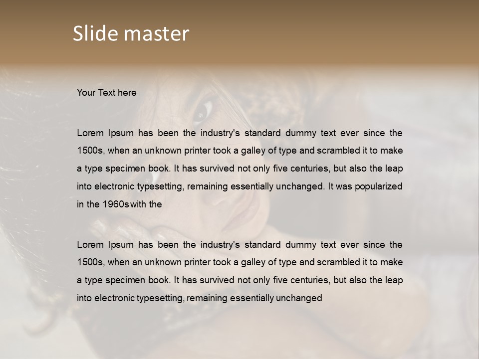 Children Sad PowerPoint Template