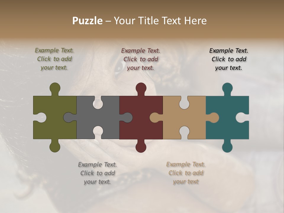 Children Sad PowerPoint Template