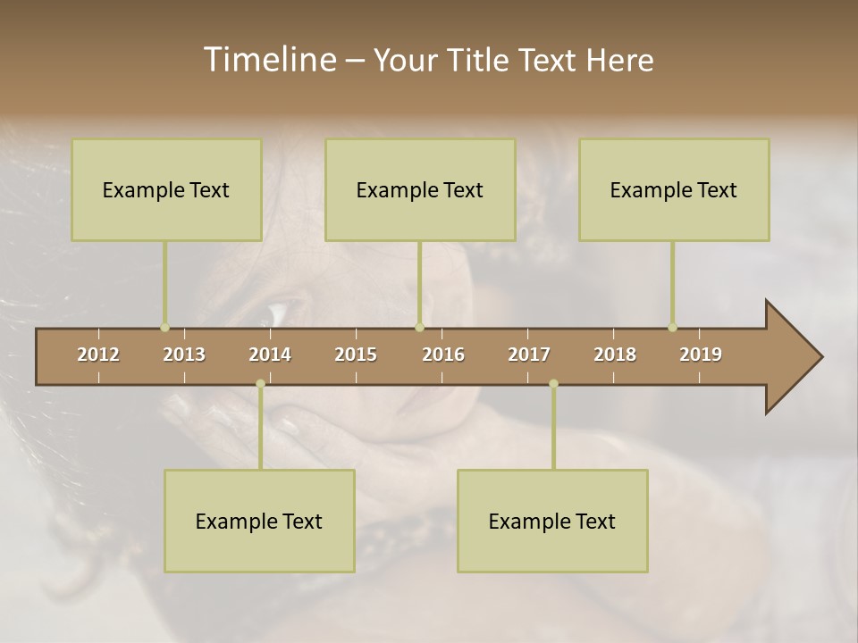 Children Sad PowerPoint Template
