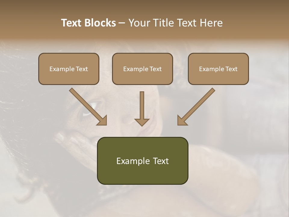 Children Sad PowerPoint Template