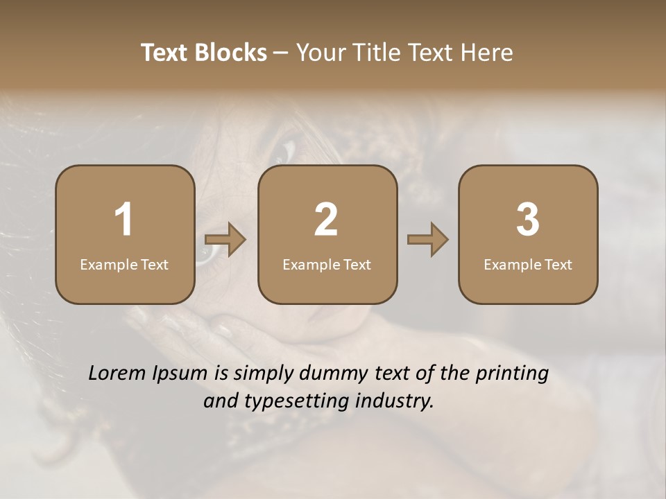 Children Sad PowerPoint Template