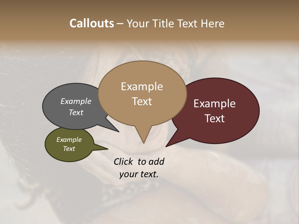 Children Sad PowerPoint Template