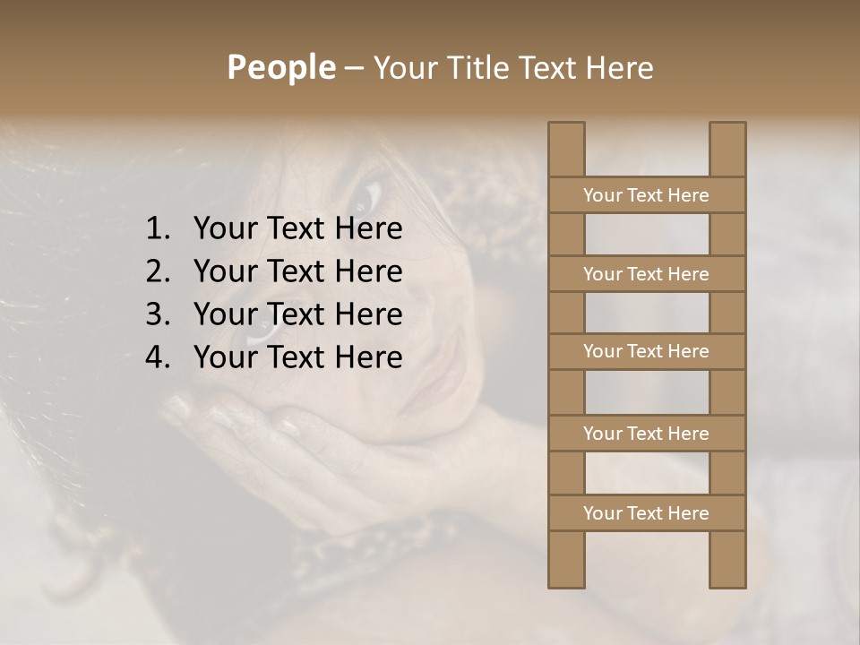 Children Sad PowerPoint Template