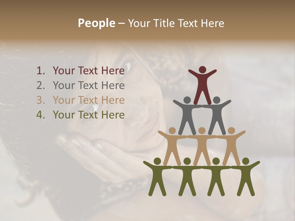 Children Sad PowerPoint Template