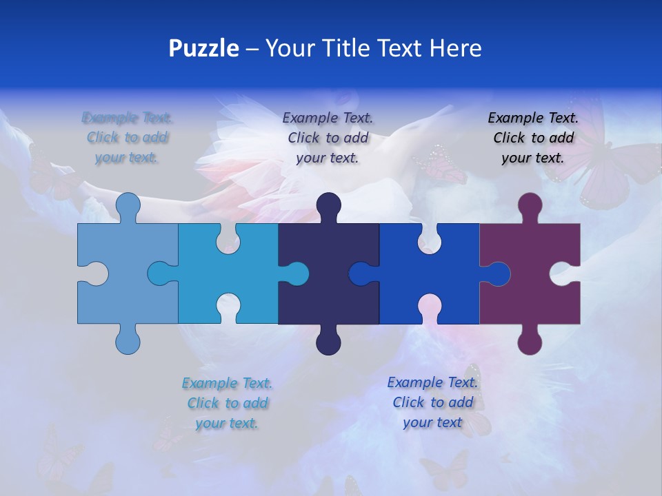 Night Woman Beautiful PowerPoint Template