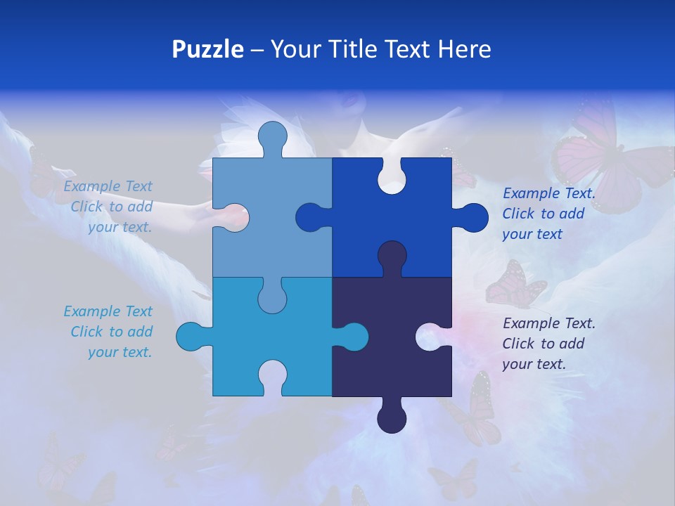 Night Woman Beautiful PowerPoint Template