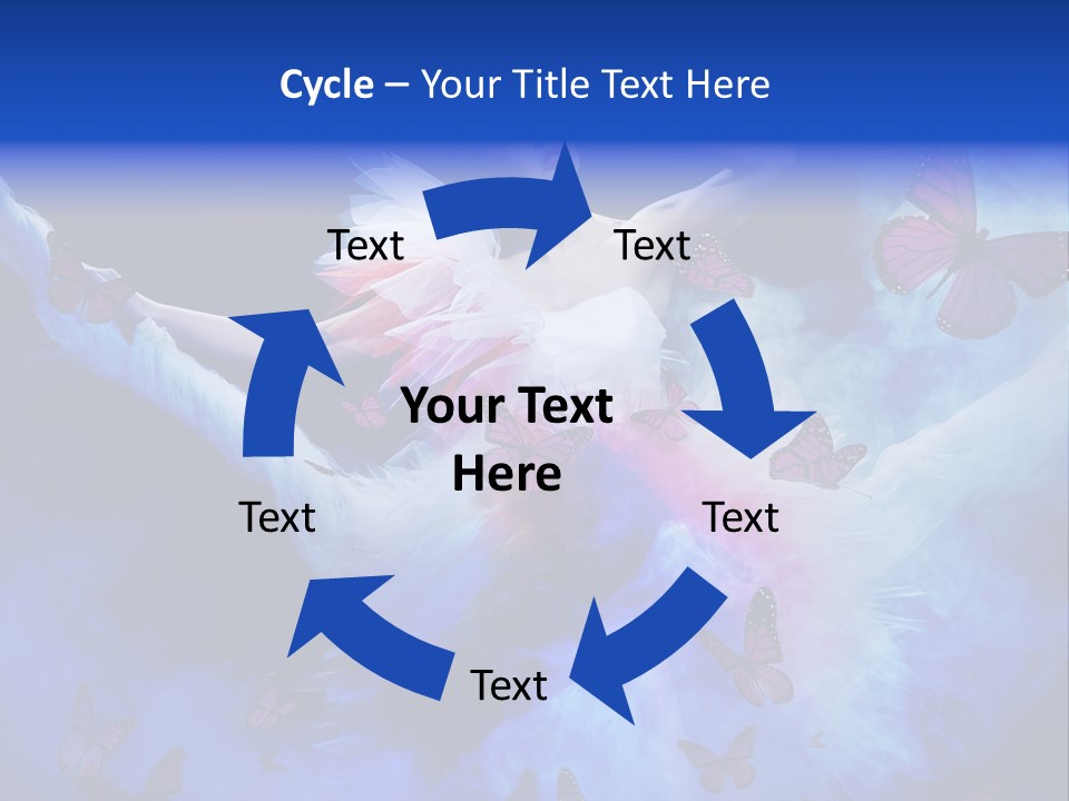 Night Woman Beautiful PowerPoint Template