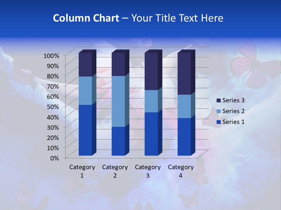 Night Woman Beautiful PowerPoint Template