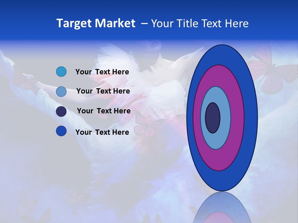 Night Woman Beautiful PowerPoint Template