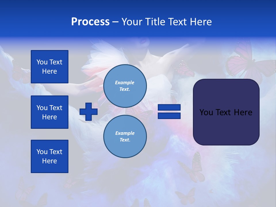 Night Woman Beautiful PowerPoint Template