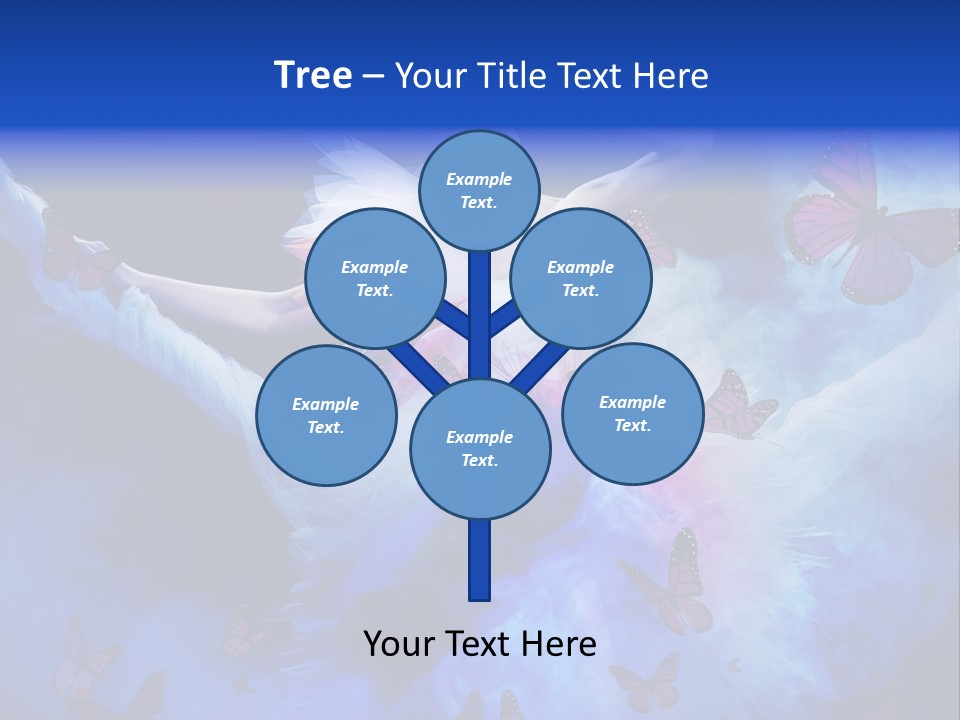 Night Woman Beautiful PowerPoint Template