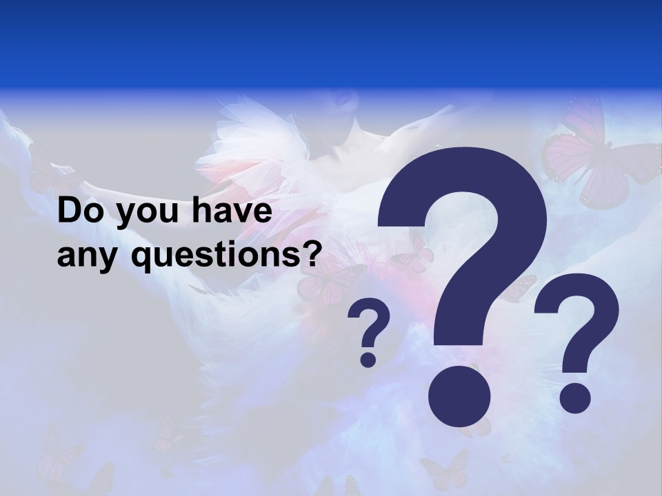 Night Woman Beautiful PowerPoint Template