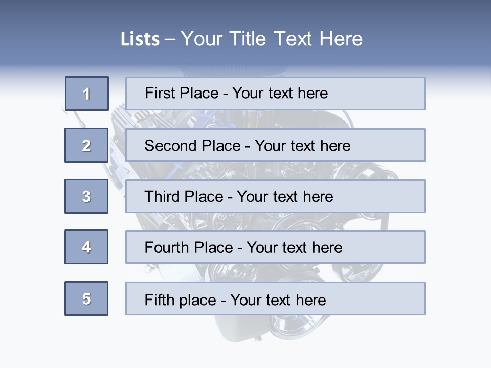 Chrome V8 Engine PowerPoint Template