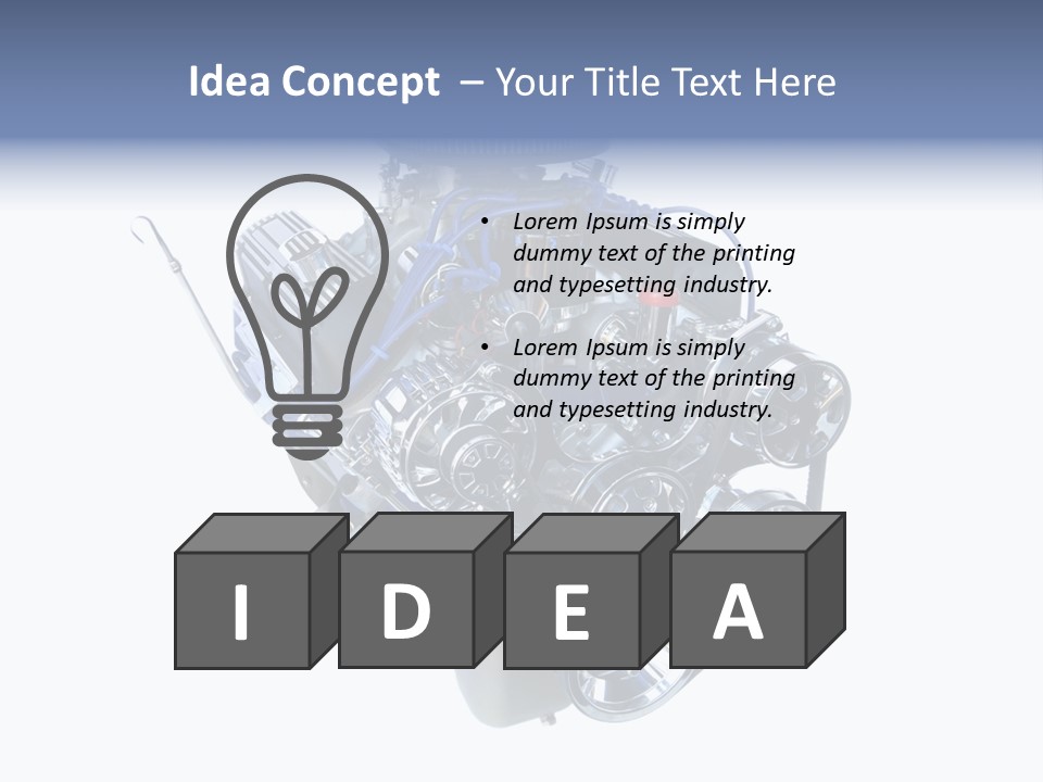 Chrome V8 Engine PowerPoint Template