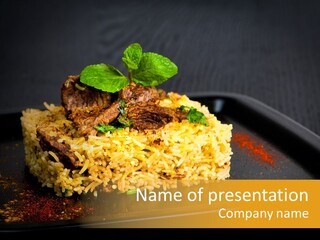 Indian Side Dish PowerPoint Template