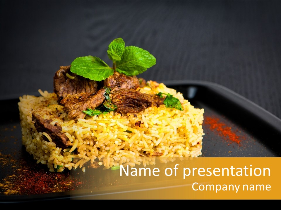 Indian Side Dish PowerPoint Template