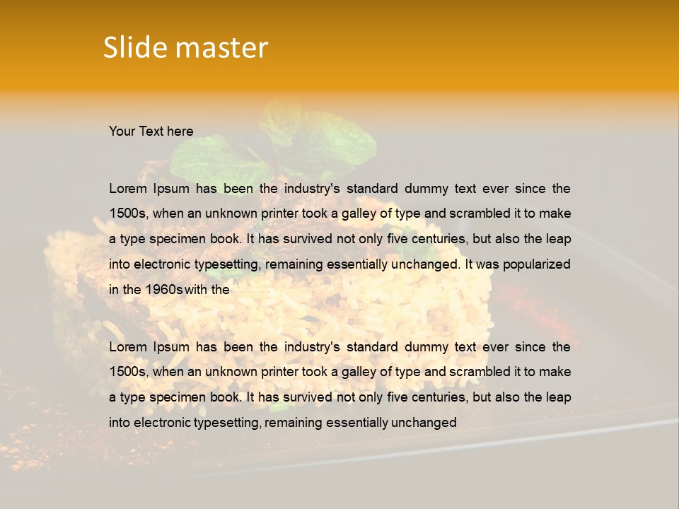 Indian Side Dish PowerPoint Template