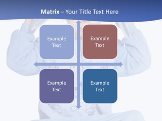 Child Reading A Book PowerPoint Template