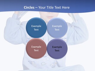 Child Reading A Book PowerPoint Template