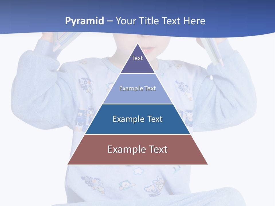 Child Reading A Book PowerPoint Template