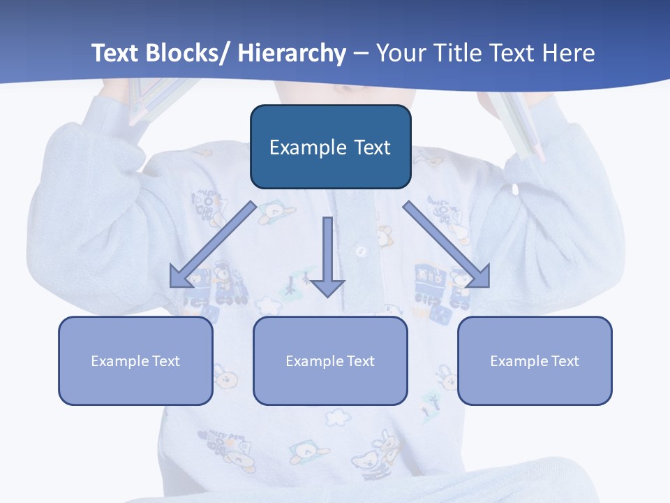 Child Reading A Book PowerPoint Template