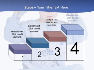 Child Reading A Book PowerPoint Template