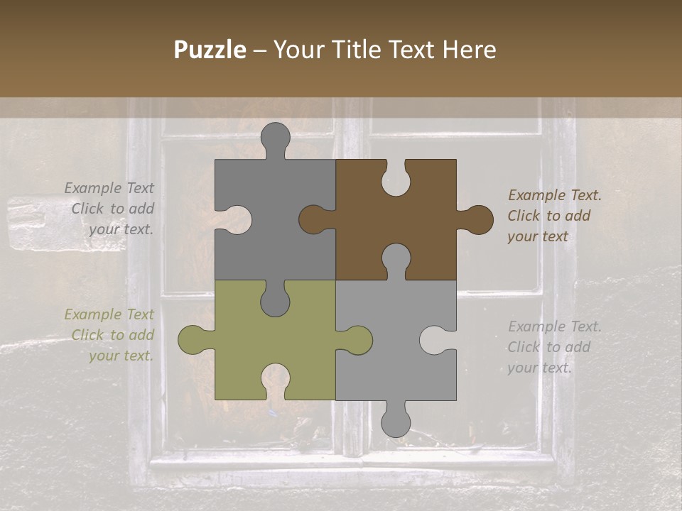 Corner Closed Traditional PowerPoint Template