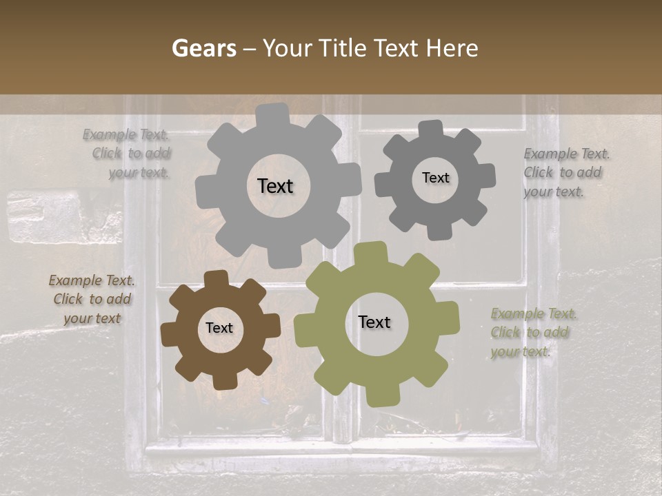 Corner Closed Traditional PowerPoint Template