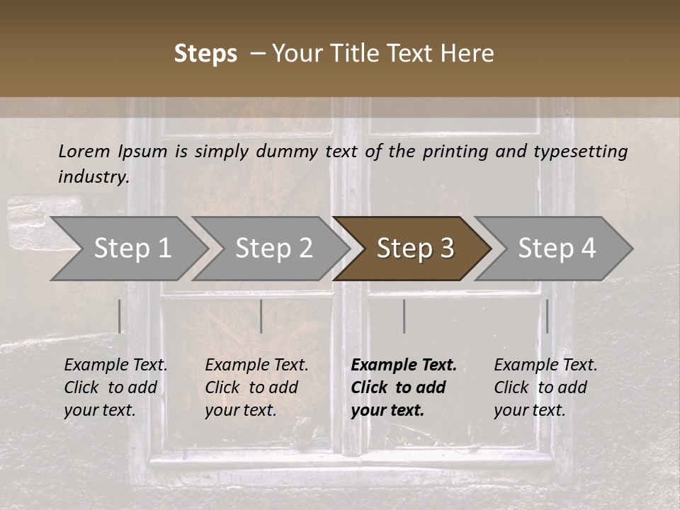 Corner Closed Traditional PowerPoint Template