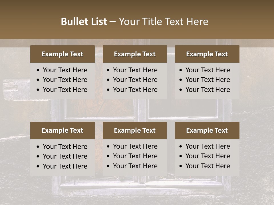 Corner Closed Traditional PowerPoint Template