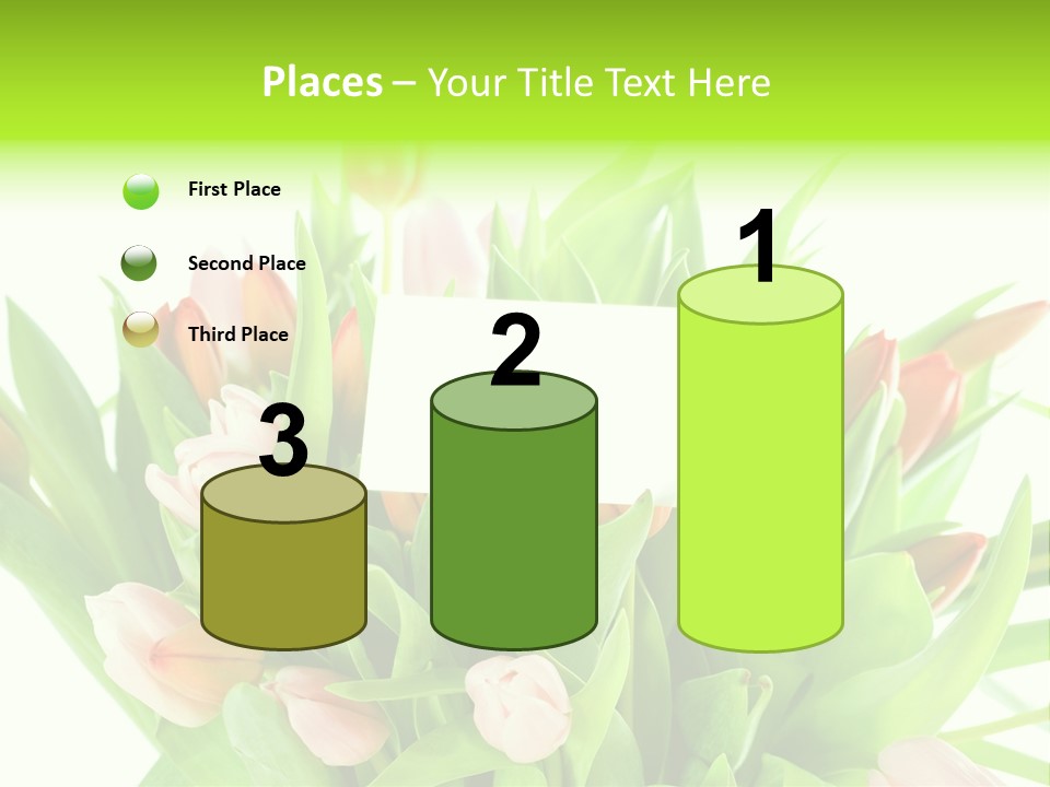Flower Blooming Green PowerPoint Template