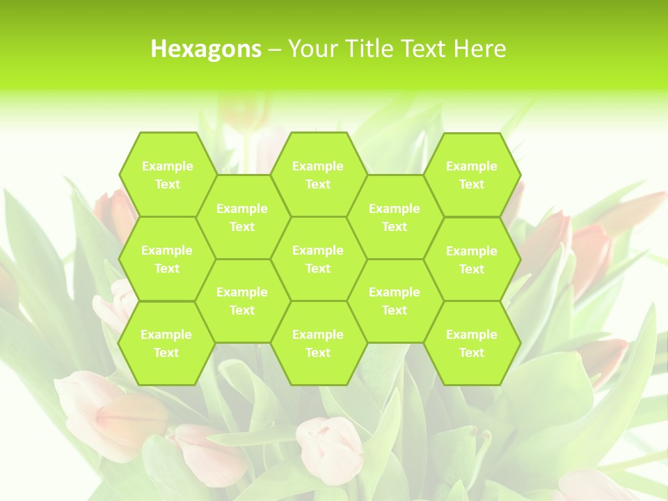Flower Blooming Green PowerPoint Template