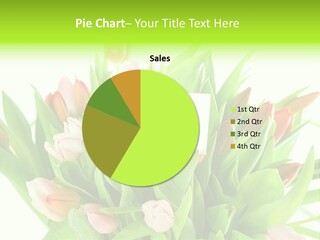 Flower Blooming Green PowerPoint Template